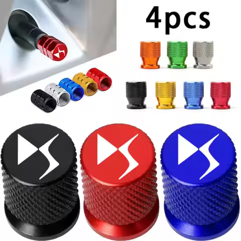 4PCS Car Accessories Car Tire Valve Cap For DS SPIRIT DS2 DS3 DS4 DS4S DS5 5LS DS6 DS7 DS9 Deesse El