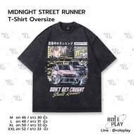 MIDNIGHT STREET RUNNER T-Shirt Oversize RPS456