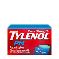 Tylenol PM Extra Strength Nighttime Pain Reliever & Sleep Aid Caplets, 500 mg Acetaminophen & 25 mg 