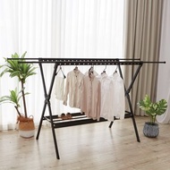 頂級鋁合金雙桿伸縮X型曬衣架-2.5M(全新升級)