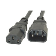 IEC C14 to C13 10A 250V PDU UPS Computer Male to Female Power Extension Cord Cable 3m 3 Meters