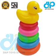 Duck Ring Donuts / Sheep Ring Donuts / Educational Children's Toys Donut Stacking Rings / Long & Sho