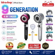 【Ideashop】  9TH generation Orginal Germany 🇩🇪4 In 1 High Pressure Shower Head With Filter Pressurize