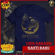 NEW kaos distro sablon budaya wayang jawa semar emas branded kualitas