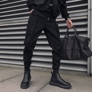 High quality cotton stretch slim-fit workwear foot pants cargo casual pants cargo pants men seluar c
