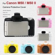 For Canon EOS M50 Camera Silicone Case M50II M50 MarkII Mark2 Mark II Mirrorless Camera Case Protect