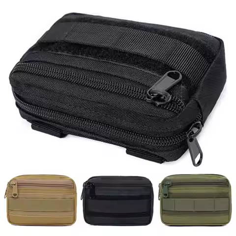Molle Utility EDC Waist Bag Tactical Pouch Medical First Aid Bag Outdoor Survival EDC Tool Kit Belt