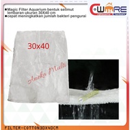 produk Filter Cotton Magic Carpet Media Filter Saringan Air Akuarium