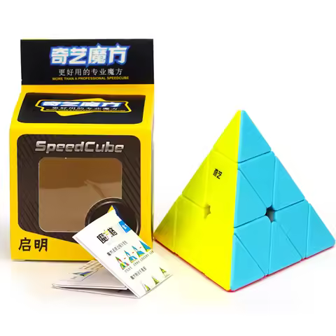 Qiyi Pyramid Cube Anti Stress Cubo Magico 3×3 Speedcube кубик рубик IQ Game Kids Toys Kinder Speelgo