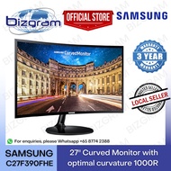 Samsung C27F390FHE 27" Curved Monitor With Optimal Curvature 1000R C27F390F(3-Year SG Warranty)