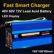 GEL 48V 5A US 110V 48V 60V 72V Lead Acid Battery 5A 8A Smart Charger Electric Motorcycle Scooter Ebike Liquid Free Maintance GEL Batterys Chargeur