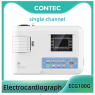 CONTEC ECG100G 1 Channel Electrocardiograph ECG Machine EKG Lead Digital FDA & CE