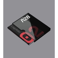 Checklsit shelf for books in translucent BLACK color - Inner size 21.1x21.1 cm, 1.6 cm high Cut half