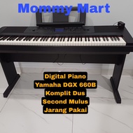 Portable Grand Digital Piano Yamaha DGX-660B Original Second Mulus Jarang dipakai