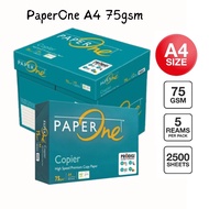 Paper ONE A4 Photo Copy Paper 75GSM/85GSM  500 sheets / Ream (1 Ream)