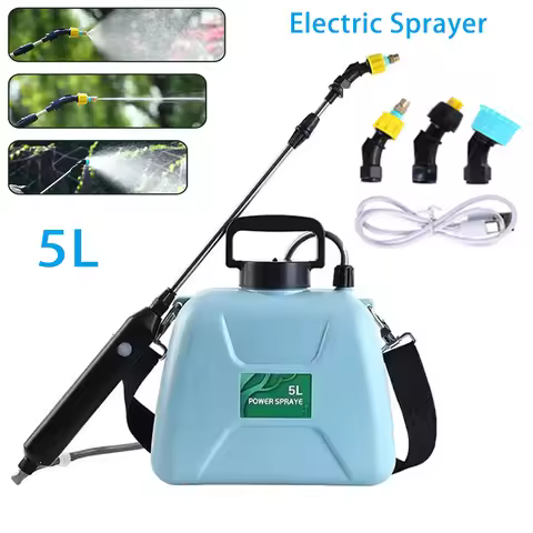 5L Electric Sprayer Garden Automatic Atomization USB Rechargeable Plant Sprayer Bottle Sprinkler Wat