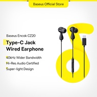 Baseus Encok CZ20 In-ear Wired Earphone Hi-Res Type-C Jack With Mic Wired Headphones