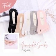 MATA FIT IN FEET - INVISIBLE SOCKS 5 FINGERS / Hidden Socks Below the Ankle Five Toe Socks
