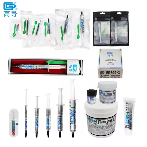 Net Weight 1/3/7/15/30/150/1000 Grams Gray GD900-1 Thermal Conductive Grease Paste Plaster Heat Sink