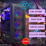 MAX PC graphic design gaming computer CPU core i7 9700F, 32GB Ram, 128GB M2 SSD, 1050TI Card + Gift