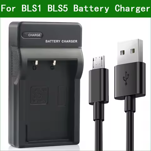 BLS-1 BLS-5 BLS-50 Digital Camera Battery Charger for Olympus E-410 E-420 E-450 E-620 E-M5 Mark III 