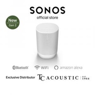 Sonos Move Gen 2 可攜式無線智能揚聲器白色