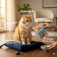 Follow- 5 + 1 Clean Dried Egg Fish For Dogs And Cats High Protein Calcium Omega No Preservatives Wei