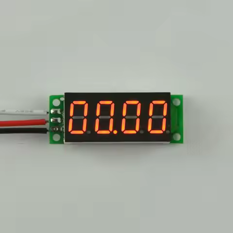 GWUNW BY436V DC10V 30V 50V 100V 200V 500V 0.36 inch 4 bit Micro Voltage Tester Meter digital display