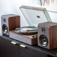 Máy nghe nhạc đĩa than Crosley C62 chính hãng kèm 2 loa ngoài tặng đĩa than cổ điển khi mua máy bán