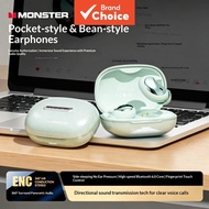Monster A05 Earphones Air Silicone Sleep Wireless Bluetooth Comfortable Side Headsets ENC Noise Canc