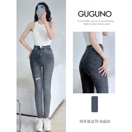 GUGUNO body-hugging women's jeans (women's jeans, women's jeans, women's lace pants, women's jeans)