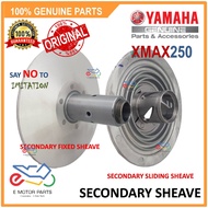 XMAX SECONDARY FIXED SHEAVE XMAX SECONDARY SLIDING SHEAVE XMAX250 REAR PULLEY 100% ORIGINAL YAMAHA B