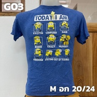 เสื้อยืดวินเทจ เปิดกระสอบ เสื้อวง เสื้อการ์ตูน S M L XL 2XL