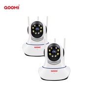 กล้องวงจรปิดไร้สาย QOOMI  WGC -T004 คมชัด 5MP fulll colour night vision  มีไมค์และลำโพงโต้ตอบ รองรับ