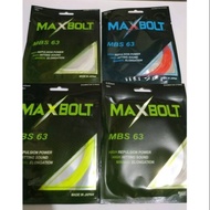 MAXBOLT MBS 63-0.66mm HIGH repulsion POWER BADMINTON RACKET STRINGS