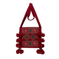 Hilltribe Shoulder Bag (Size 0.5x10x9 Inches) Top 1 Zipper Pocket/Inner 1 Long Pocket
