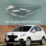 For Peugeot 3008 2013~2019 Front Headlamp Lamp Cover Transparent Headlight Shell Lens Replace The Or