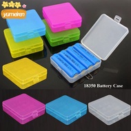 YUMEIREN Battery , Anti-slip 4 AA AA 18650 Battery Box,  Coloful Plastic Battery Holder Storage 1835