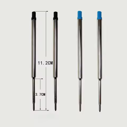 Yi Han 11.2cm Ballpoint Pen Refill 1.0mm Smooth Writing Fit for Waterman Vedana Haishyun Authority Y