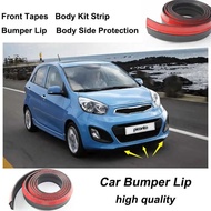 Bumper 2024Car Lips For KIA Eurostar Picanto Morning Naza Suria Ceed Rio Car Kit Strip Front Tapes