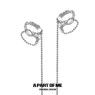 [summerfling] Dawn Series by APOM platinum-plated copper ear studs - A Part Of Me