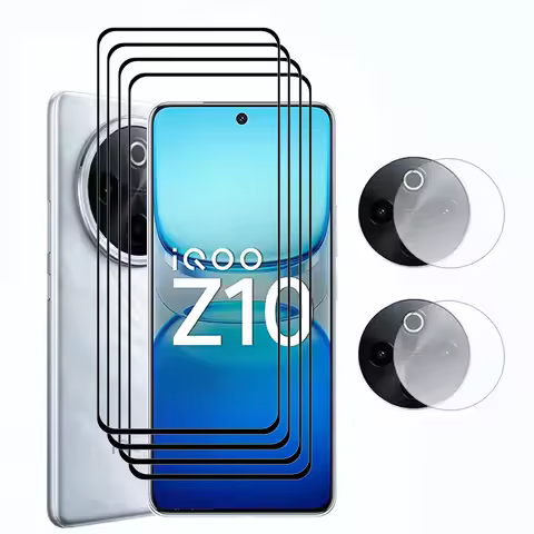 Upgrade Full Cover Glass For VIVO IQOO Z10 Tempered glass Screen protector Shockproof IQOO Z10 Soft 