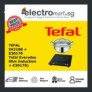 Tefal Everyday Slim Induction Hob IH2108 + E30170 Emotion Stainless Steel 24cm Shallow Pan w Lid or IH7208 Tefal Easy Fast Cooking Express Induction Hob. Local Fast Delivery