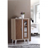 2 Door 2 Feet Solid Multi-Purpose Cabinet Wood