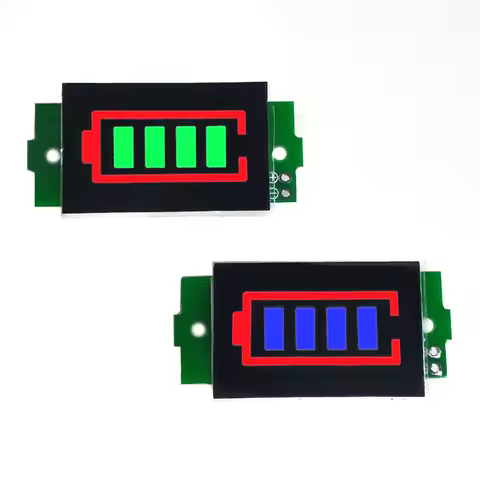 1S/2S/3S/4S/6S/7S/ 8S lithium battery power meter display module, three-string LED lithium battery g