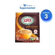 [Bundle of 3] Super 3 in 1 Coffee Less Sugar (30x12g)