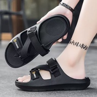 Men's Trendy Z Double Tape Slides Shoes |  Men EVA Slippers | Selipar Unisex Slides 40-45
