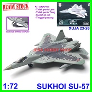Model Kit XUJA 1/72 Sukhoi SU-57 Pak-Fa Stealth Aircraft Su57 Snapfit Military Block