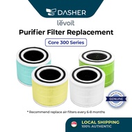 Levoit Core 300/300s True HEPA 13 Air Purifier Replacement Filter/Toxin Absorber/Pet Allergy/Mold Ba