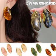 1427JWMVRSHOP3D Acrylic Teardrop Earrings, Translucent Lightweight Resin Amber Earrings, Fashion Hyp